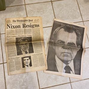 The Washington Post August 9, 1974 Nixon Resigns